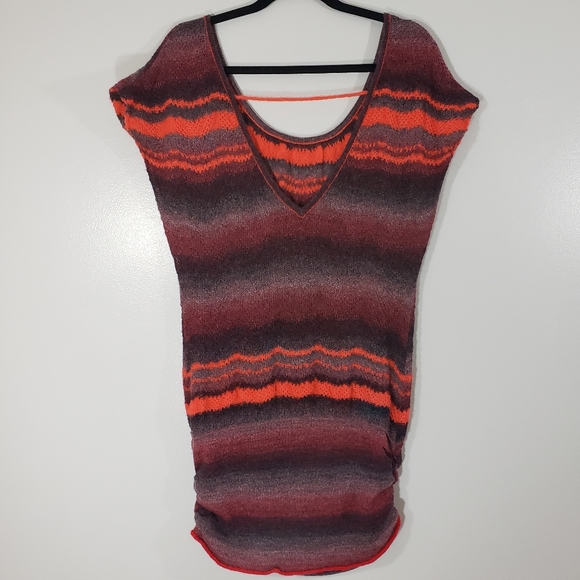FREE PEOPLE ombre striped tunic sweater dress - Picture 5 of 8